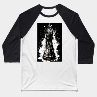 Bishop Chess Ink Painting Baseball T-Shirt